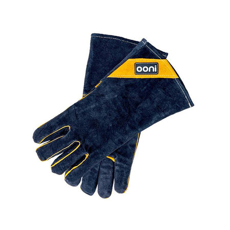 Handschuhe von Ooni blau und gelb