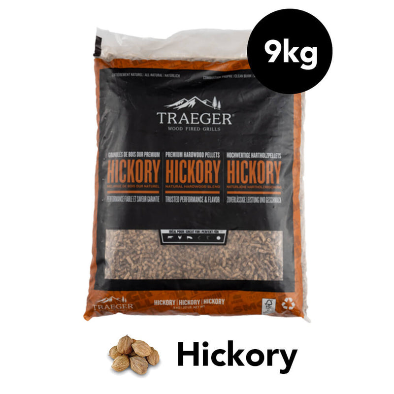 Pellets Hickory (9kg) | FSC - Pellets - Traeger