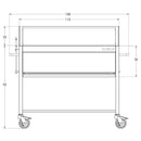 Edelstahlgrill Profistar II - Kohlengrill - Schickling-Grill
