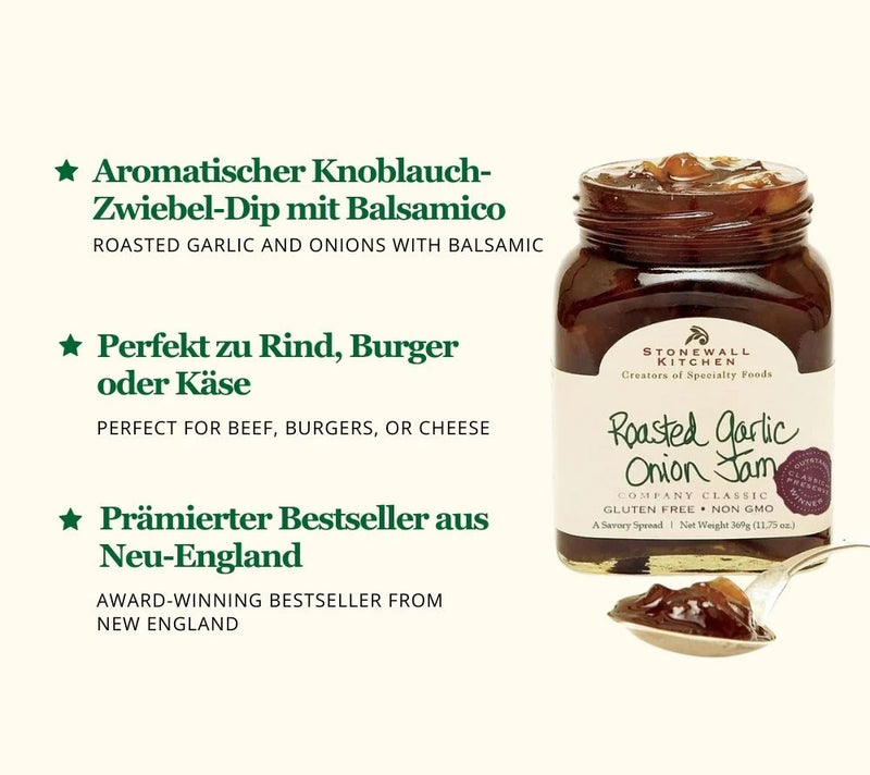 Roasted Garlic Onion Jam | 369g - Zubehör - America-Haritage