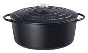 Bratentopf Guss emailliert oval 6 l - Zubehör - Küchenprofi
