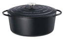 Bratentopf Guss emailliert oval schwarz 12.5 l - Zubehör - Küchenprofi