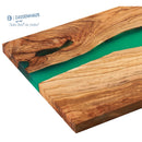 Servierbrett Grün - Olivenholz - 45 x 22 x 1.5 cm - Zubehör - Zassenhaus