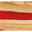 Servierbrett Rot - Olivenholz - 45 x 22 x 1.5 cm - Zubehör - Zassenhaus