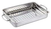 Grillbräter BBQ Inox mit Einsatzgitter | 3.6 l - Zubehör - Küchenprofi