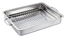 Grillbräter BBQ Inox mit Einsatzgitter | 6.8 l - Zubehör - Küchenprofi