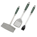 Grillbesteck Set | 2x Wender + 1x Marinadenpinsel - Zubehör - Big-Green-Egg