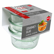 Gourmetgläser Gastropack ohne Deckel 3x290ml ø 10 cm - Zubehör - Weck