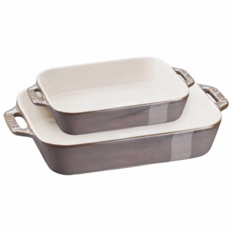 2 teiliges Keramik Ofenformset - Zubehör - Staub