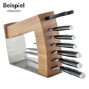 Messerblock Holz/Inox - Zubehör - Rösle