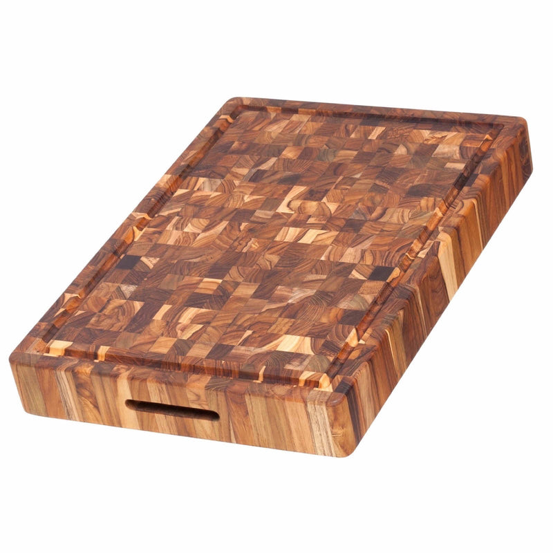Butcher Block mit Saftrille - 51 x 35.5 x 6.4 cm - Zubehör - Teak Haus