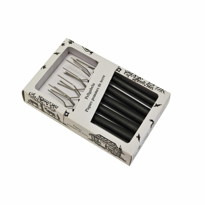 Pellgabeln Kunstoff - 6 Stück - Zubehör - Heidi