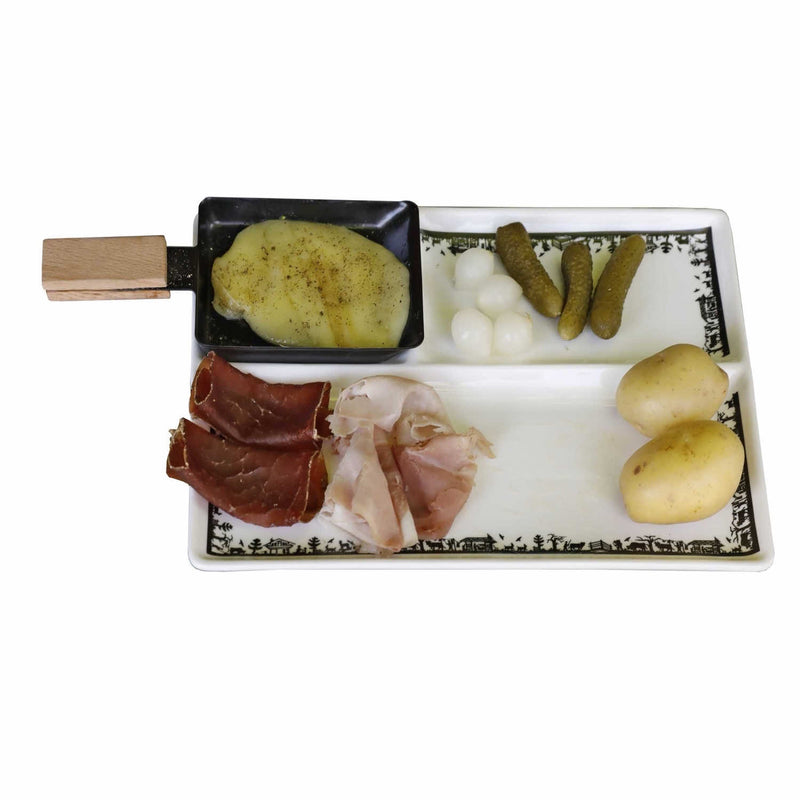 ALPES Racletteteller Set | 2 Stück - Zubehör - Heidi