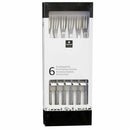 Fonduegabeln Chromstahl Matt | 6 Stück - Zubehör - Heidi