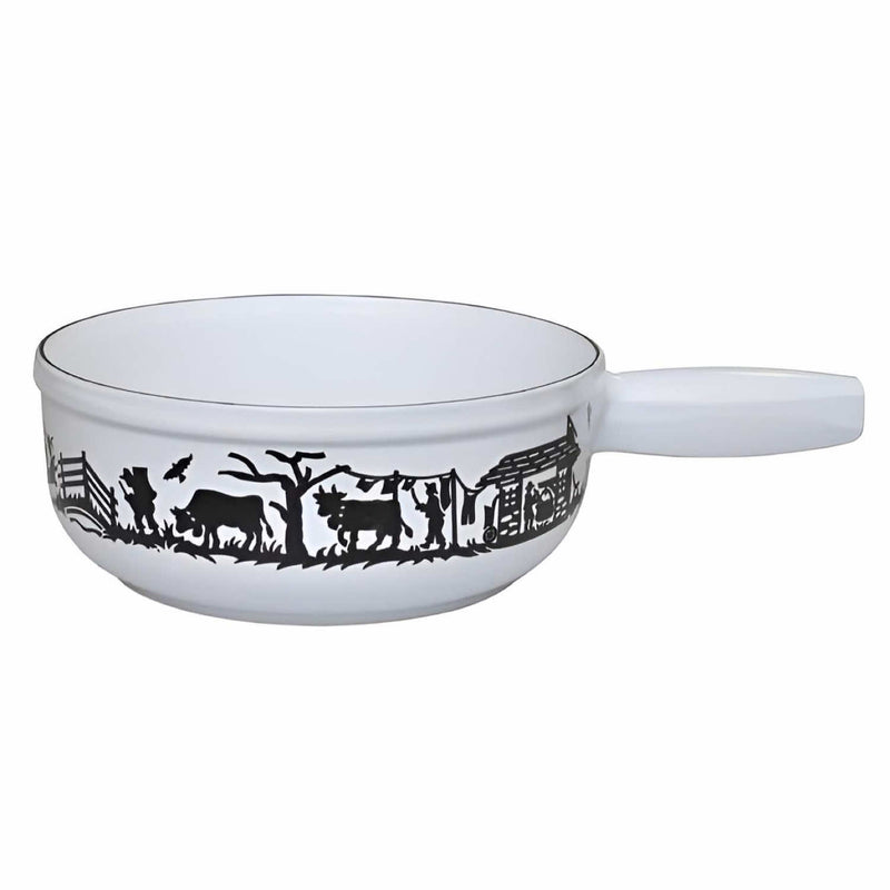 ALPES Caquelon Guss weiss 21cm - Zubehör - Heidi