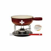 CROIX-CH Fondue-Set - 9 teilig - Zubehör - Heidi