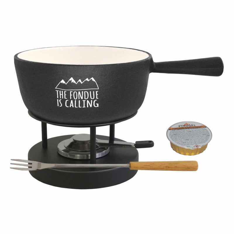 CALLNG Set fondue - 9 teilig - Zubehör - Heidi