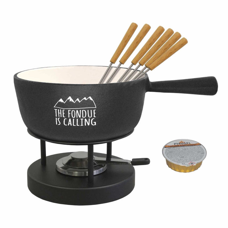CALLNG Set fondue - 9 teilig - Zubehör - Heidi