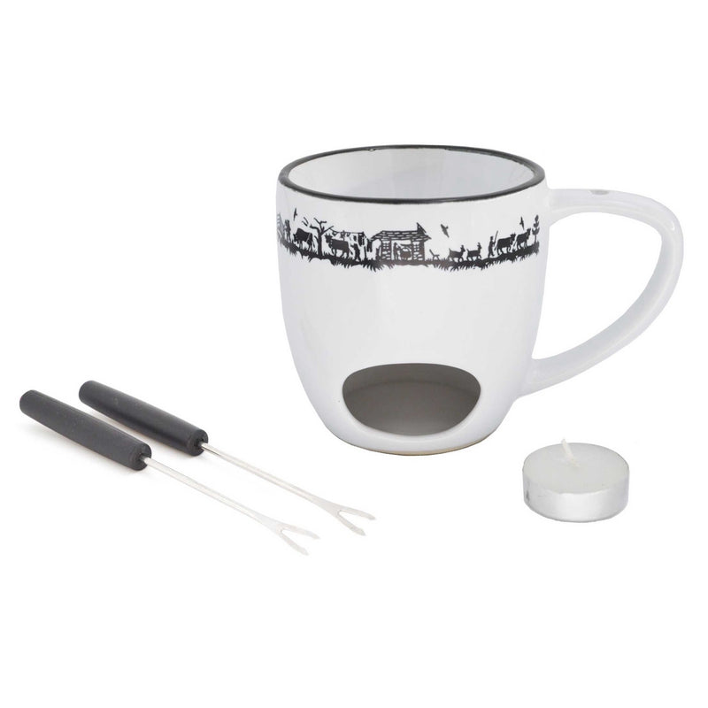 ALPES Mini Choco Fondue set - Zubehör - Heidi