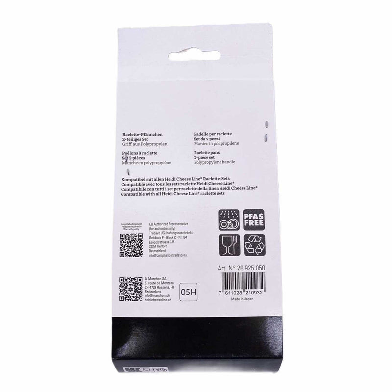 Raclettepfännchen - 2 Stück - Zubehör - Heidi