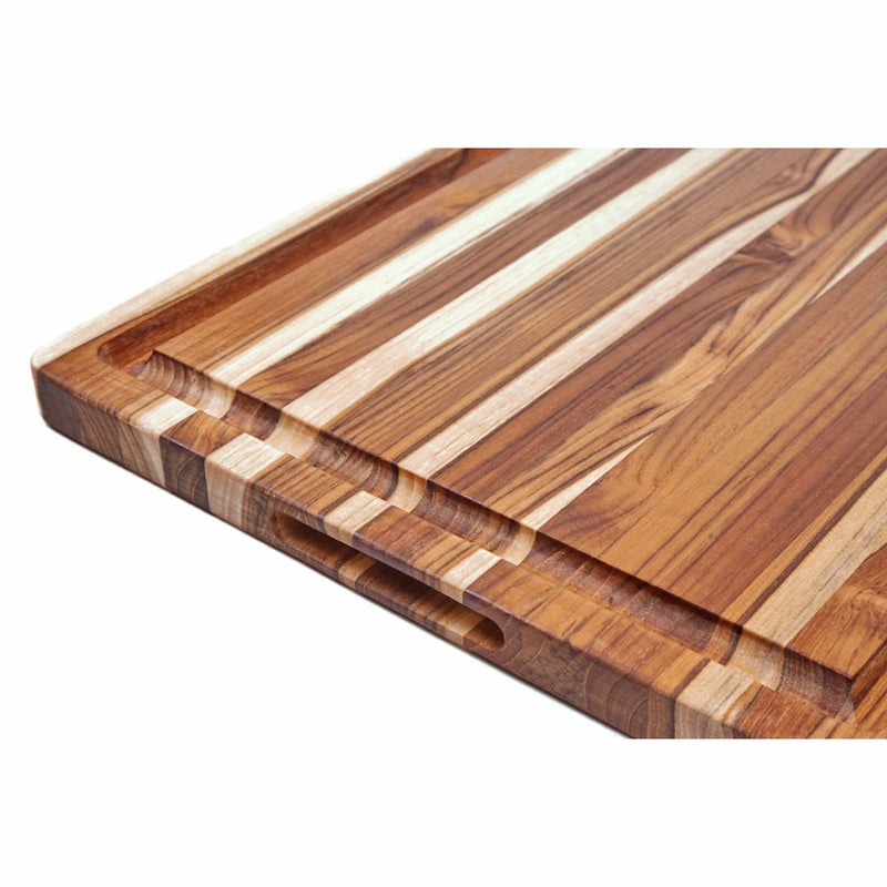 Scandi Servierbrett mit Saftrille - 51 x 38 cm - Zubehör - Teak Haus