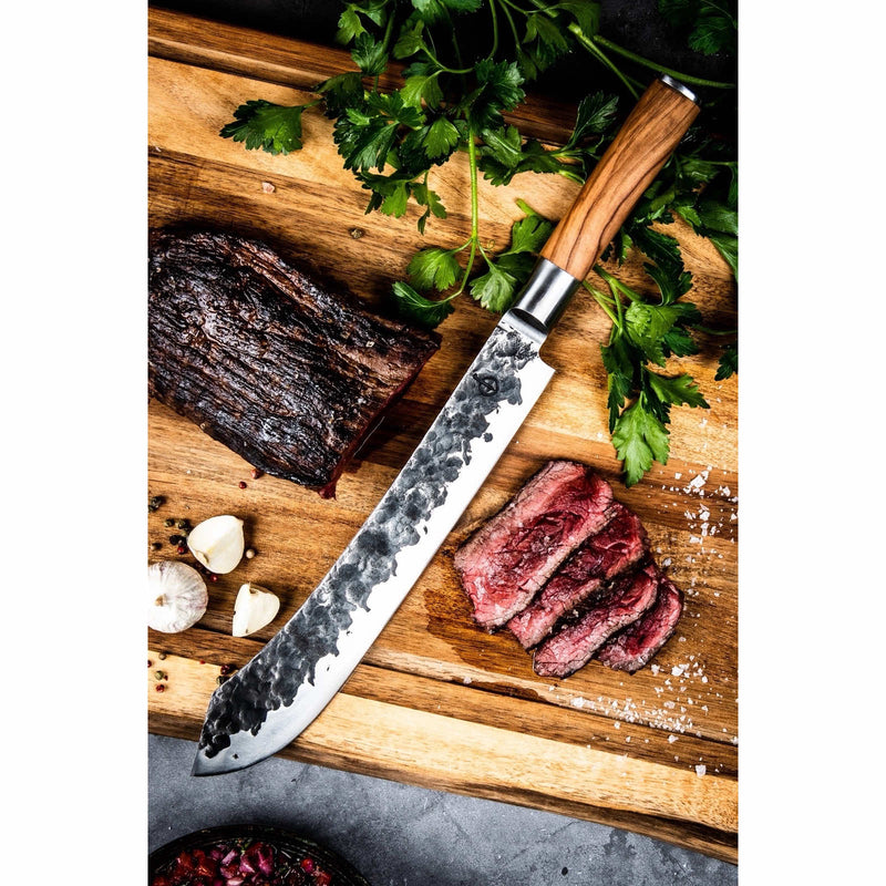 Metzgermesser mit Olivengriff - Zubehör - Forged