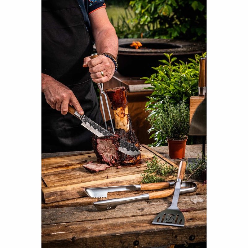 Metzgermesser mit Olivengriff - Zubehör - Forged