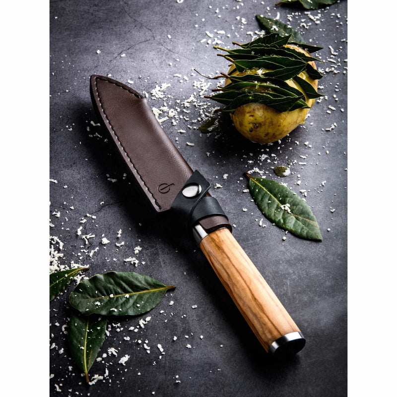 Lederetui Santokumesser - Zubehör - Forged