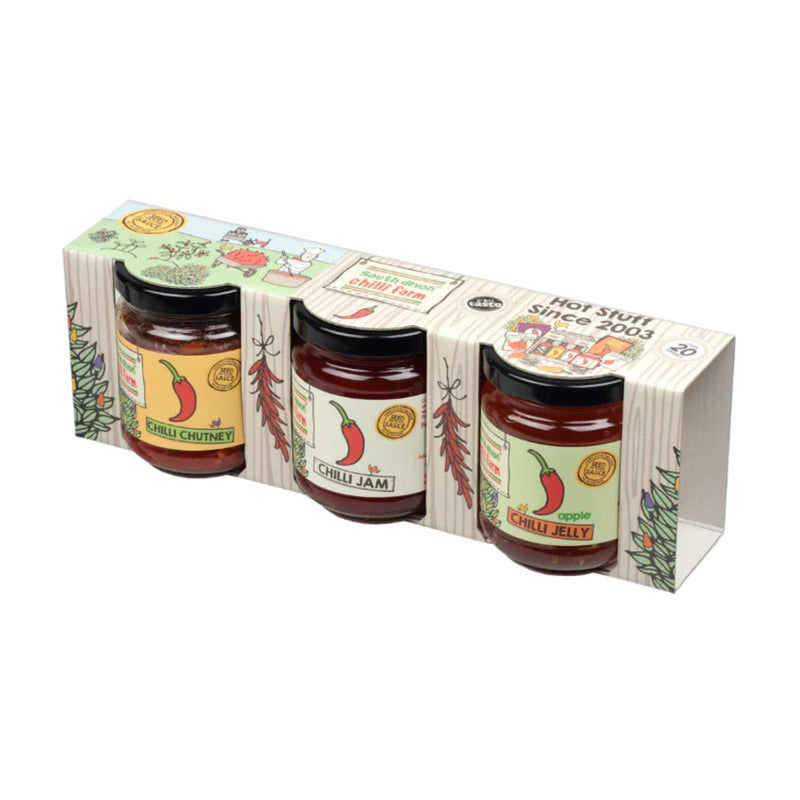 Chilli - 3 Preserve Gift Pack - Zubehör - South Devon Chilli Farm