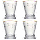 ABEILLE GOLD Glasbecher 4Stk - 26 cl - Zubehör - La Rochère