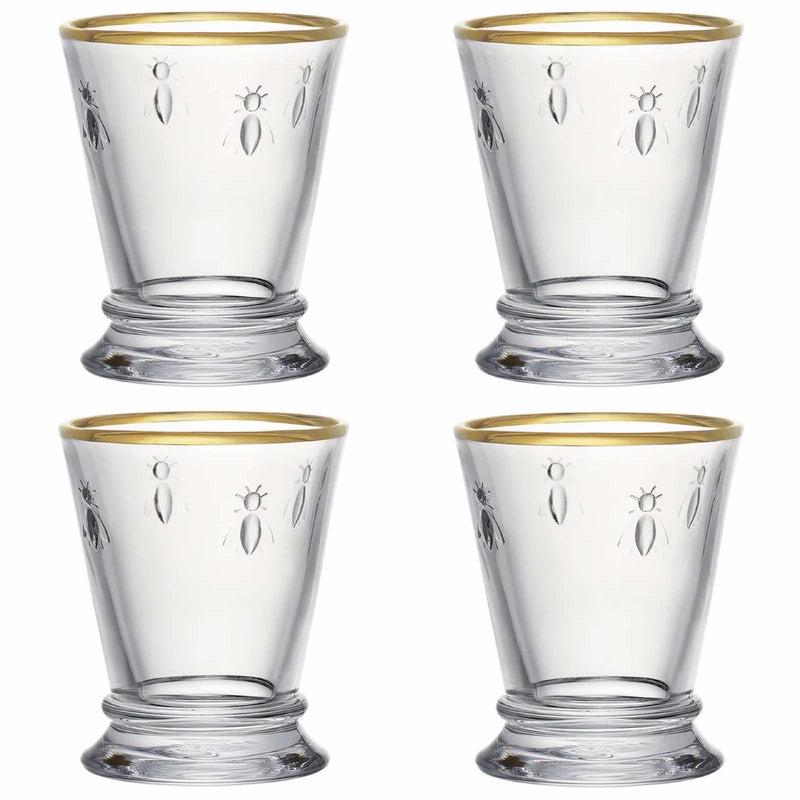 ABEILLE GOLD Glasbecher 4Stk - 26 cl - Zubehör - La Rochère