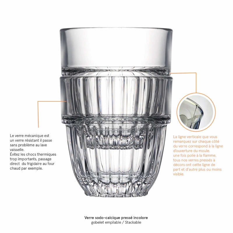 CEDRAT Stapelbarer Becher - 27 cl - Zubehör - La Rochère