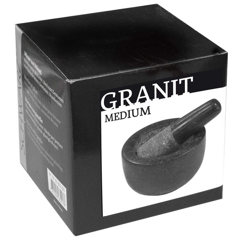 Mörser Granit schwarz - ø 12 cm - Zubehör - SCHWARZ