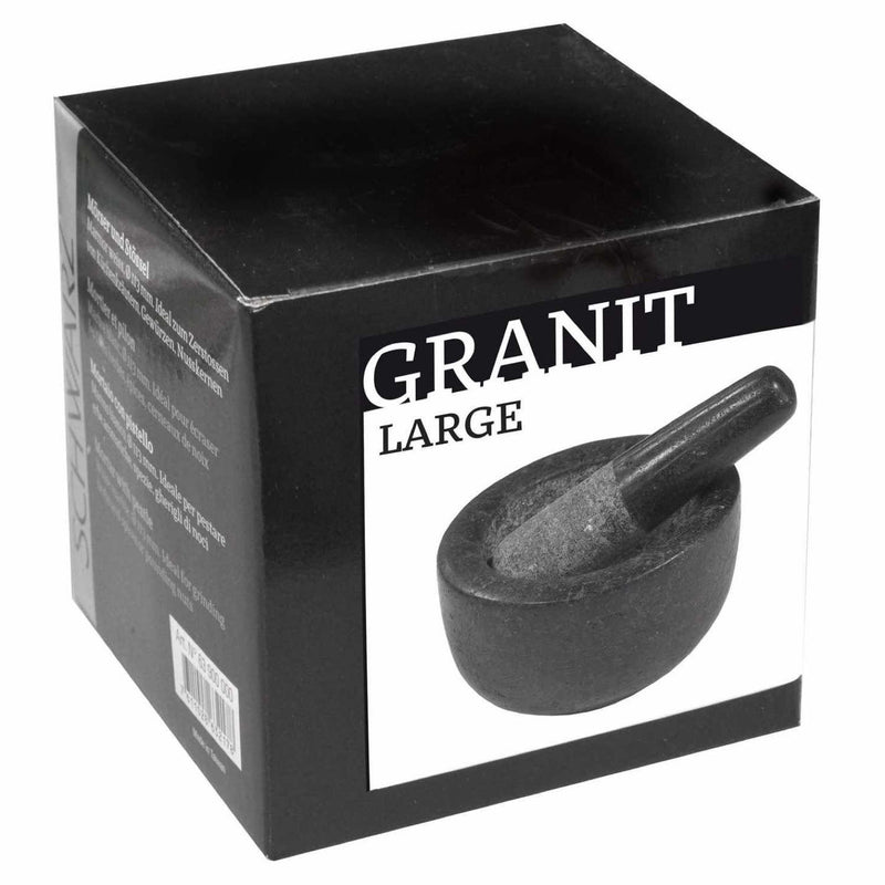 Mörser Granit schwarz - ø 14 cm - Zubehör - Schwarz