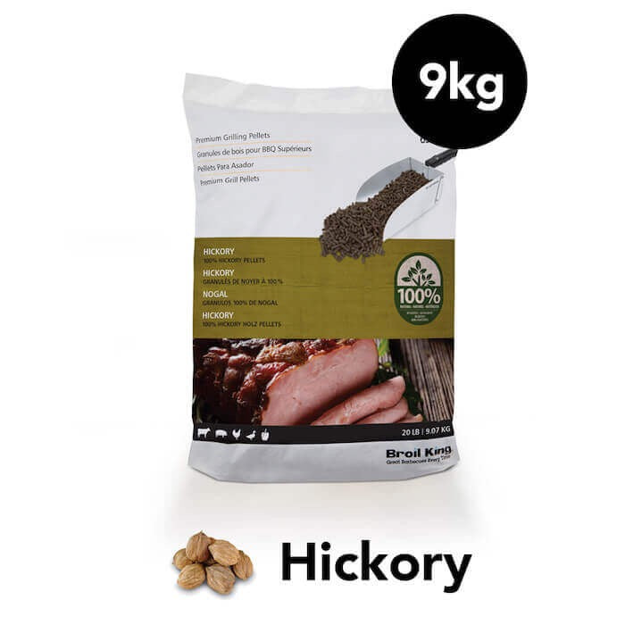 Pellets Hickory 100% (9kg) - Pellets - Broil-King