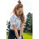Golf Poloshirt Damen - Weiss
