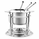 Fondueset Edelstahl - 11 teilig - Zubehör - moHA!