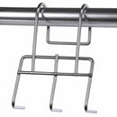 Speckhaken mit 2 Aufhänger - 11 cm breit - 3 Spitzen