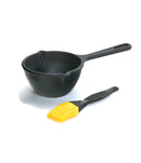 Saucentopf Gusseisen mit Silikonpinsel ø11.3cm - Zubehör - Lodge