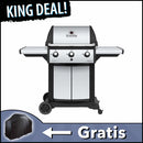 Signet 320 Gasgrill - Gratis Abdeckung - Gasgrill - Broil-King