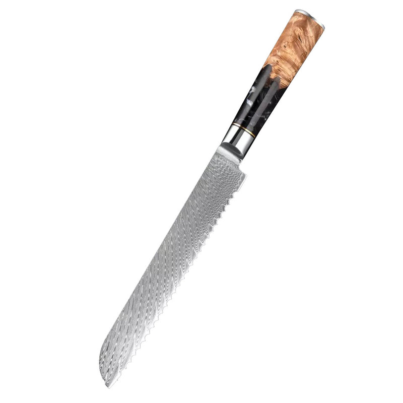 Damast Brotmesser | Farbe wählbar - Zubehör - Ironwood