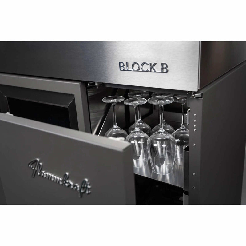 BLOCK B - Barmodul mit Kühlschrank - Zubehör - Flammkraft