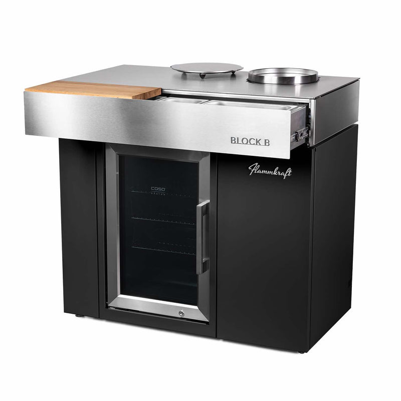 BLOCK B - Barmodul mit Kühlschrank - Zubehör - Flammkraft