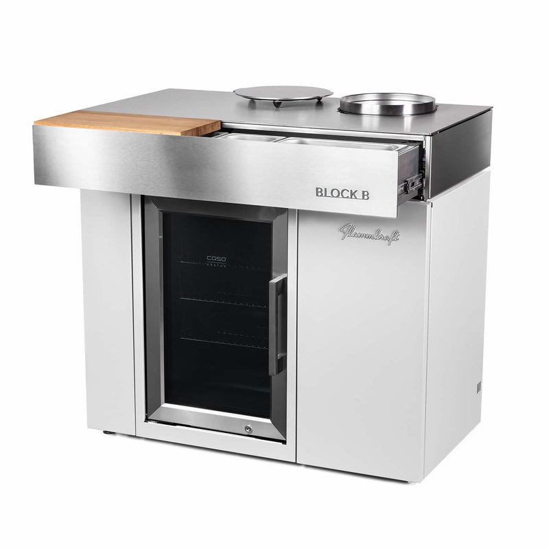 BLOCK B - Barmodul mit Kühlschrank - Zubehör - Flammkraft