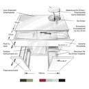 BLOCK B - Barmodul mit Kühlschrank - Zubehör - Flammkraft