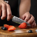 Damast Gemüsemesser | Griff aus Bergahorn - Zubehör - HEZHEN