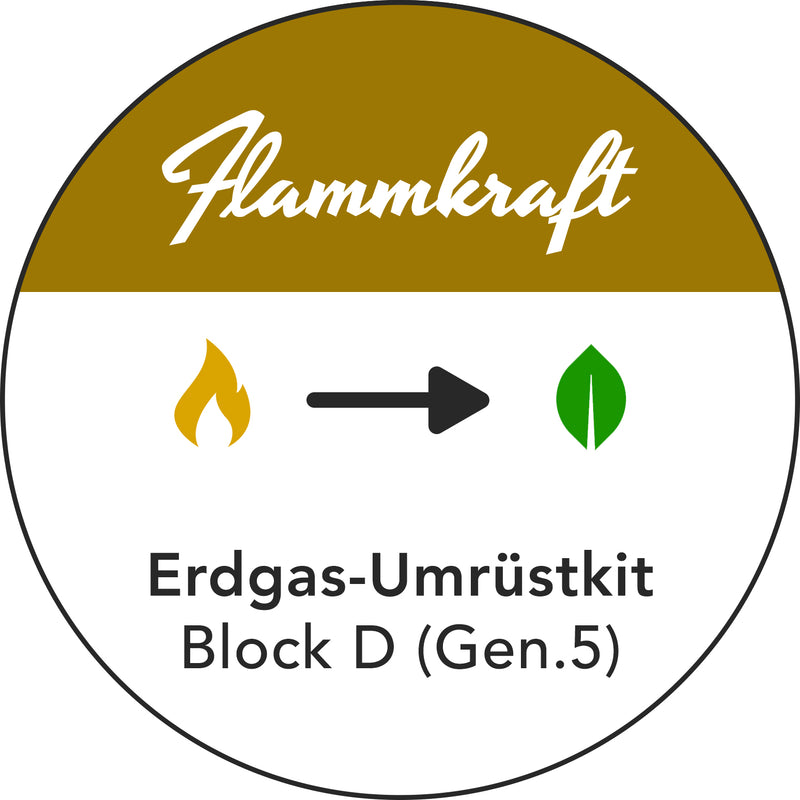 Erdgas-Umrüstkit Block D (nur Gen.5) - Zubehör - Flammkraft