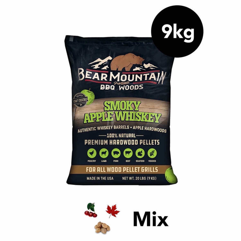 Pellets Whiskey Apfel (9kg) - Pellets - Bear-Mountain