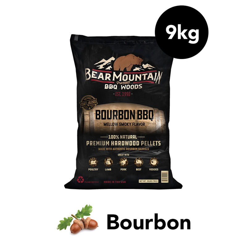 Pellets Bourbon (9kg) - Pellets - Bear-Mountain