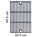 Gussrost emailliert | 32.5 x 49.5cm - Ersatzteil - Pelletgrill.ch